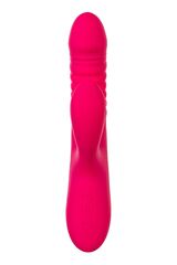 Розовый виброкролик Seri с функцией Up&Down - 22 см. - 