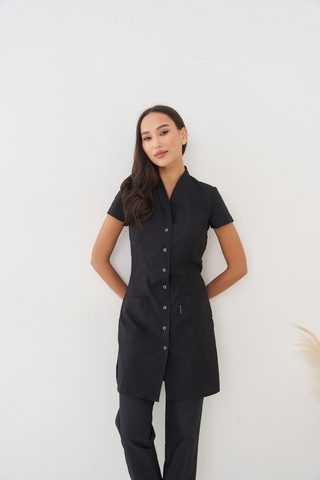 Халат женский м19-2 toray light черный