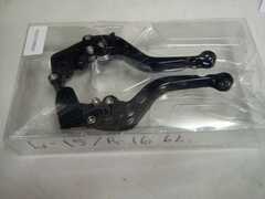 Короткие рычаги тормоза-сцепления Honda CBR 600 RR 2007-2022 / CBR 1000 RR / Fireblade 2008-2016 г.в. / Черные