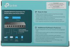 TP-Link TL-SG108E Easy Smart управляемый гигабитный 8-портовый коммутатор, стальной настольный корпус