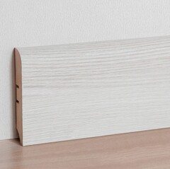 Плинтус МДФ Smartprofile Strong 80М П14 Ривьера айс 16x80х2400 мм