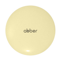 Накладка на слив для раковины ABBER AC0014MY желтая матовая, керамика фото