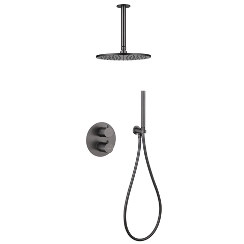 Abber AF8121NG Душевая система Abber Wasser Kreis AF8121NG скрытого монтажа без излива, никель