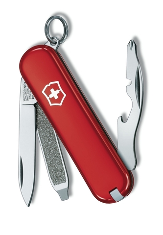 Нож-брелок Victorinox Rally, 58 mm, 9 функций, Red (0.6163)