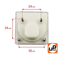 Вольтметр UNITED PARTS 0-300V (45х45) (90-1095)