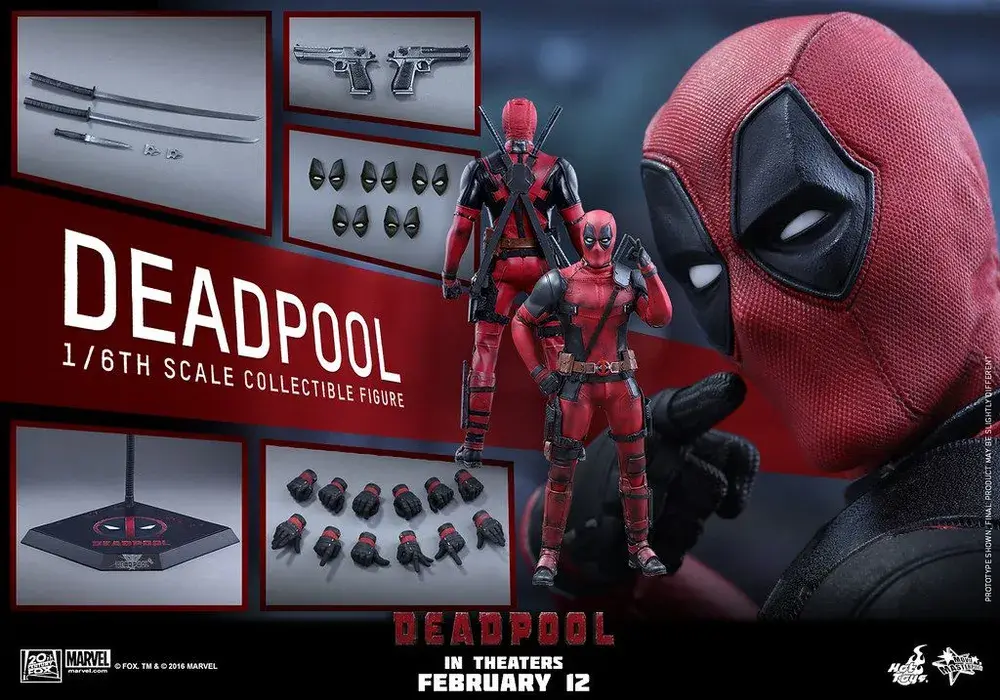 Фигурка Дэдпул масштаб 1/6 Hot Toys