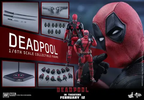 Фигурка Дэдпул масштаб 1/6 Hot Toys