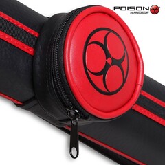 Тубус Poison Armor Velcro 1x1 красный/чёрный