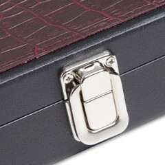 Кейс Fortuna Chester 1x1 черный/бордовый