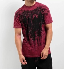 Футболка Affliction BLACK NIGHT BURGUNDY