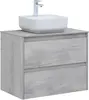 Aquanet 287875 Тумба Nova Lite 75 2 ящ. цв. дуб белый (287875)