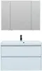 Aquanet 242526 Тумба с раковиной Гласс 100 цв.белый (242526)