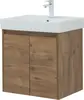 Aquanet 302525 Тумба с раковиной Nova Lite 60 2 дв. цв. дуб рустикальный (302525)