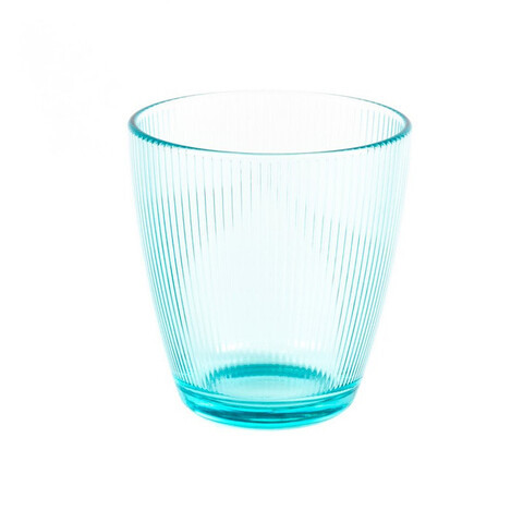 Стакан низкий "Концепто Страйпи" бирюзовый 250 мл