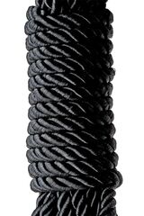 Черная веревка для шибари DELUXE BONDAGE ROPE - 5 м. - 