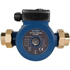 Stout циркуляционный насос 32-80/180 с латунными гайками (SPC-0011-3280180)