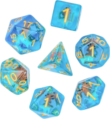 Набор дайсов золотая рыбка