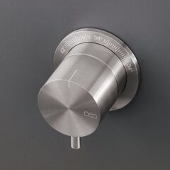 CeaDesign Milo360 MIL 42 Z S термостат настенный, встраиваемый, внешняя часть, нержавеющая сталь, цвет сатинированная бронза фото