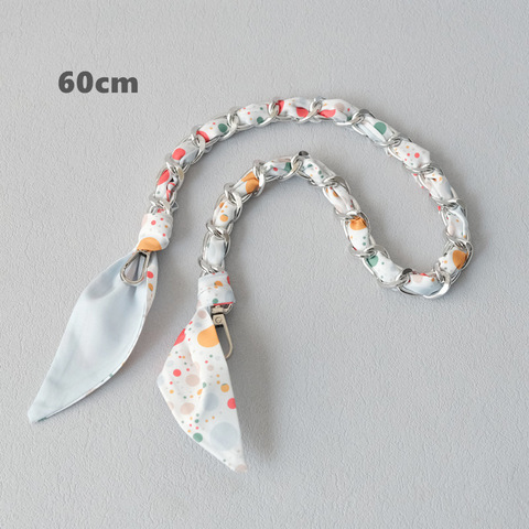 Ручка из цепочки(серебро) с платком S-38