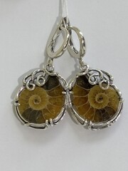 Моана (серьги из серебра)