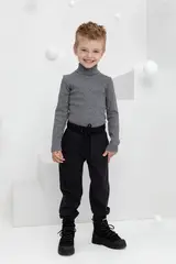 брюки  для мальчика  КР 400613/черный к430