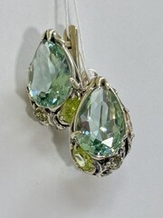 Медея (серьги из серебра)