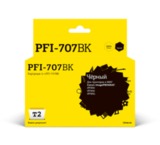 Картридж T2 IC-CPFI-707BK для Canon imagePROGRAF iPF830, 840, 850 (700мл.), черный, с чипом