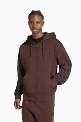 Кофта adidas Essentials 3-Stripes Fleece - коричневый