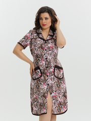 4572 Халат на пуговицах