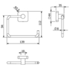 Kludi 2598253 Kludi 25 982 53 VELA S держатель бумаги белый матовый