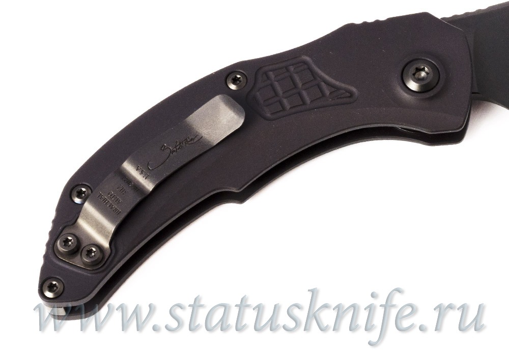 Нож Microtech Bastinelli 268A-3DLCTSH Brachial Serrated Shadow