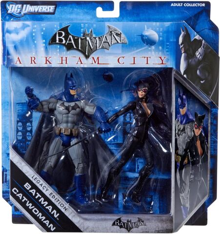 Набор фигурок Бэтмен и Женщина кошка из игры Бэтмен Аркхэм Сити