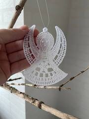 Ангел. Подвеска. Кружево NYK-25018A