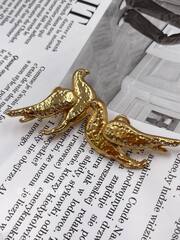 Серьги Скиап. Золотистые 