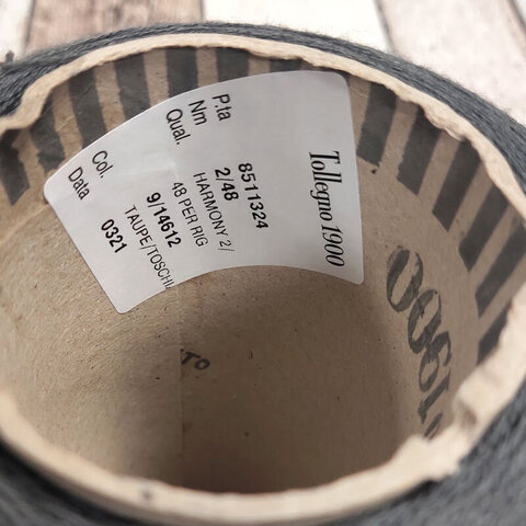 Меринос экстрафайн Tollegno 1900 Harmony 2/48 серый