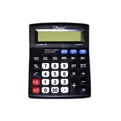 
          Калькулятор Alingar 12 разрядов, 155*190*25 мм, ассорти (белый/черный), "KK-5959-12", "СТ-5959-120"