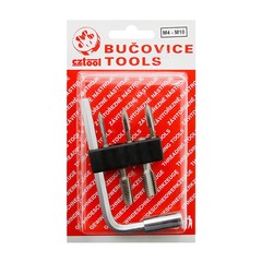 Набор метчиков для шуруповерта M4 -M10 HSS (BIT-2) 6пр Bucovice(CzTool) 948210