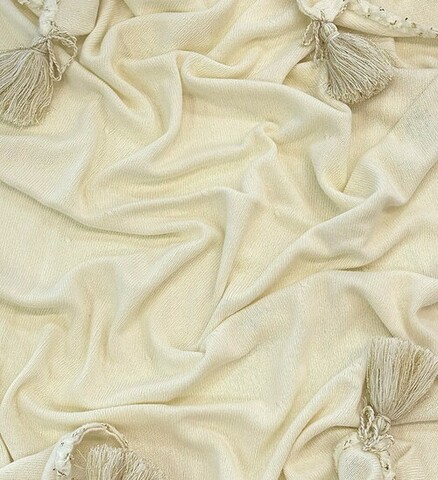 Плед-палантин GRACE ART Rene Real сливки 110x170 см