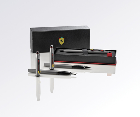 Ручка перьевая Cross Century II, Ferrari Gray Satin Lacquer, F (FR0086-129FS)