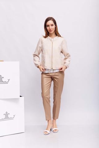 Bianca Брюки эластичные на основе хлопка и модала