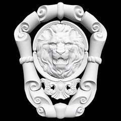 Силиконовый молд Геральдика Лев