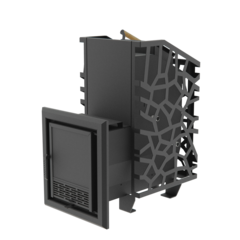 Печь для бани Арма 900 с металлической дверцей