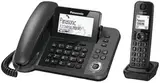 Радио-телефон Dect Panasonic KX-TGF310RUM серый металлик АОН