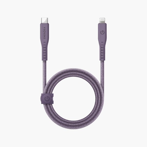 Кабель Energea Flow USB-C to Lightning 1.5M, Фиолетовый | Purple