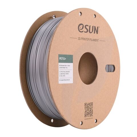 Пластик для 3D-печати eSUN PETG+, 1.75 мм, 1 кг, серебристый (Silver), PETG+175S1P1