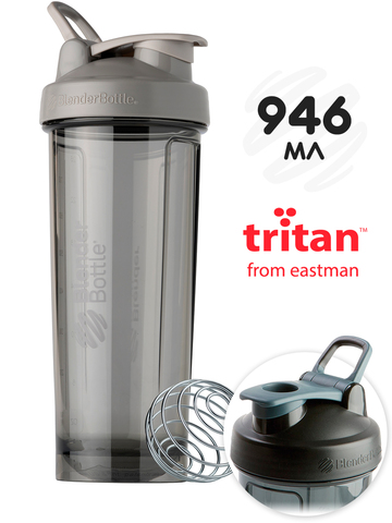 Картинка шейкер Blender Bottle pro32 946 Grey - 2