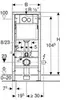 Geberit 458.134.11.2 Инсталляция для унитаза