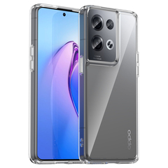 Усиленный прозрачный чехол для OPPO Reno 8 Pro+ 5G Китайская версия, мягкий отклик кнопок