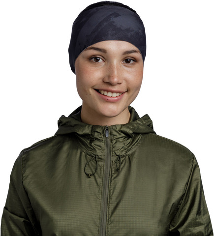 Картинка повязка Buff Headband Tech Fleece Rabey Grey - 3