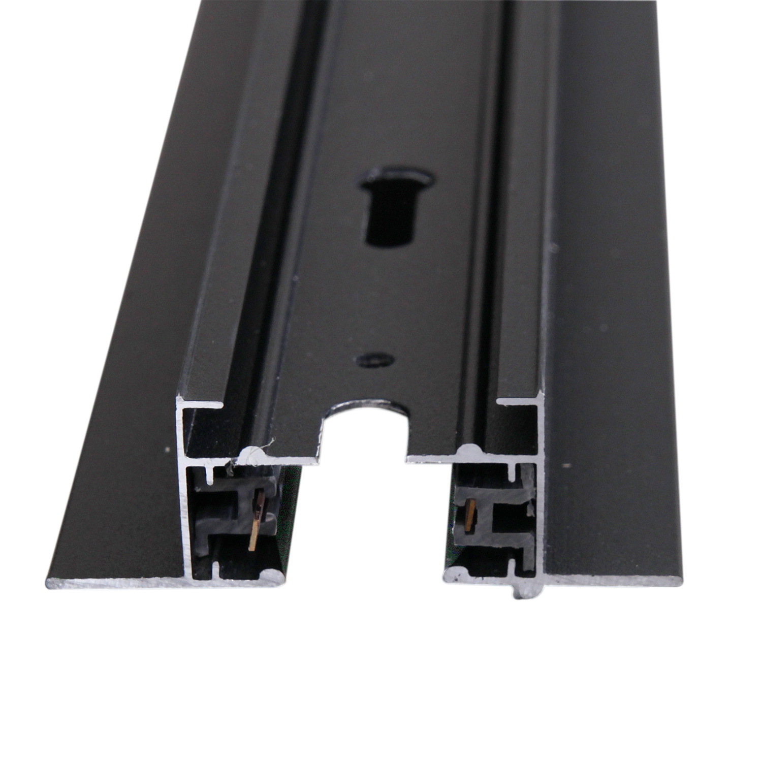 Шинопровод RL 06042 track rail 2000mm BK Черный